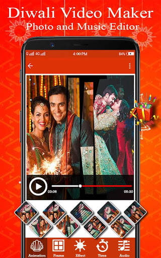 Diwali Video Maker - Photo and Music Editor screenshot 2