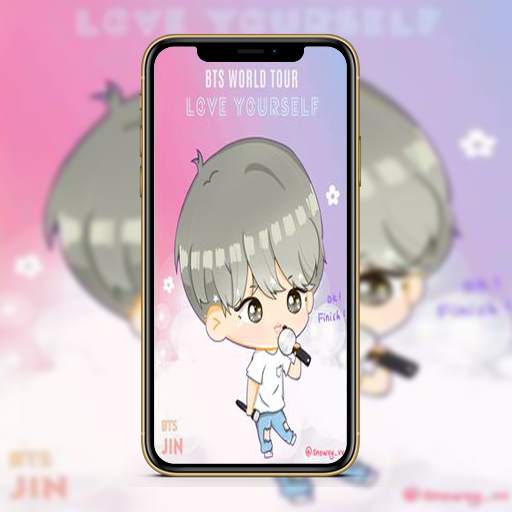 Cute BTS Chibi Wallpaper HD screenshot 2