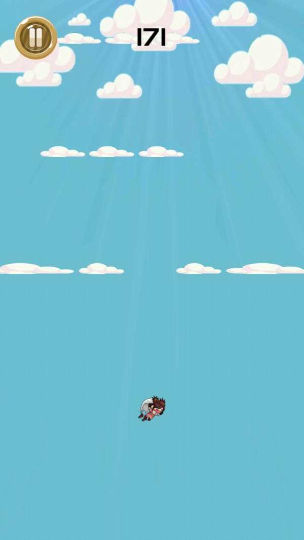 Ninja Fly Up screenshot 2