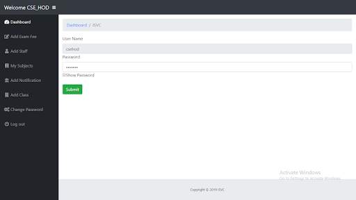 SVC HOD Login screenshot 8