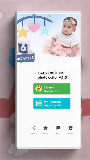 Babykostuum Foto-editor screenshot 1