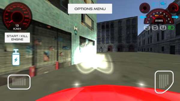 Red Sport Car Driving screenshot 2