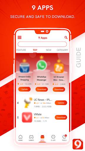 9 App Mobile 2021 apps Guide screenshot 3