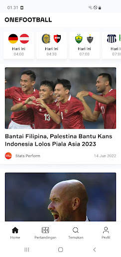OneFootball - Hasil dan berita screenshot 1