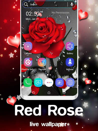 Red Rose Particle LiveWallpaper screenshot 1