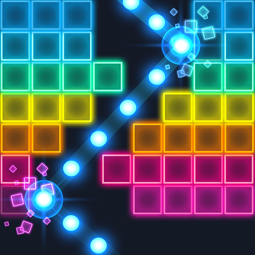 Brick Breaker: Neon-filled hip hop! Monster ball icon