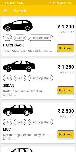 One Way Cab, Taxi, Outstation Cab, Cab Booking App screenshot 4