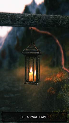 Melting Candle 3D Live Wallpaper screenshot 1