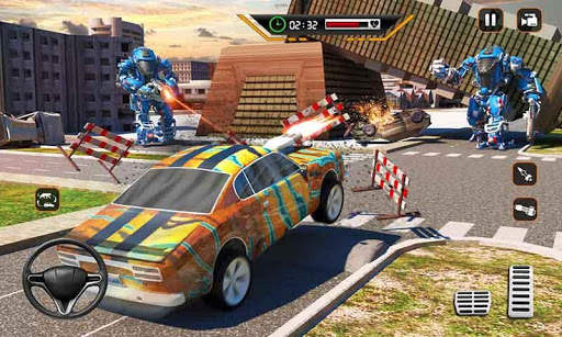 Robot Transforming Wild Tiger Game: Cheetah Games screenshot 2