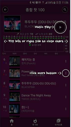 KPOP Player(Free K-pop music, chart, latest) screenshot 3