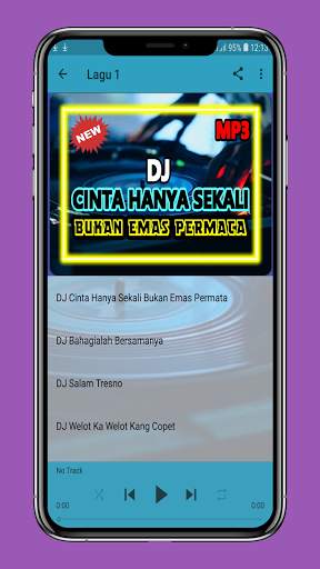 DJ Cinta Hanya Sekali | Bukan Emas Permata Tik Tok screenshot 3