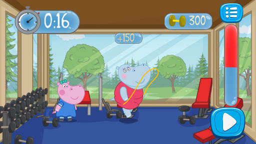 Fitness Games: Hippo Trainer screenshot 5