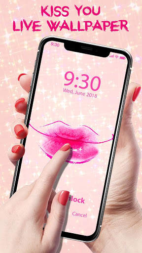 Kiss You APUS Live Wallpaper screenshot 1