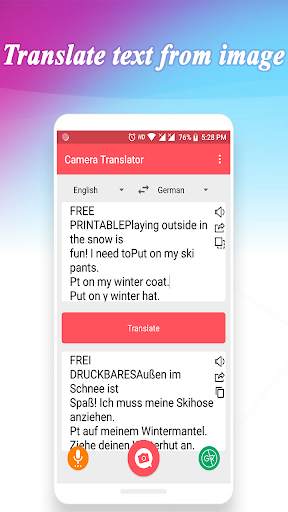 Camera Translator - Foto Translate screenshot 3