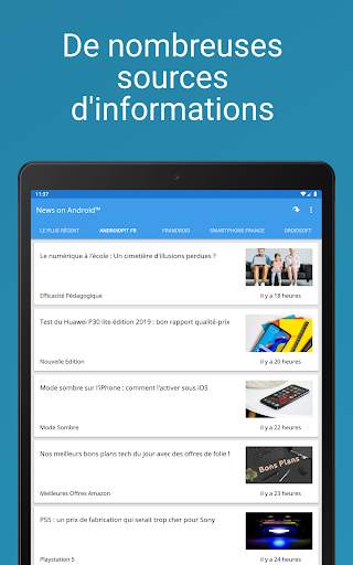 Nouvelles sur Android™ screenshot 18