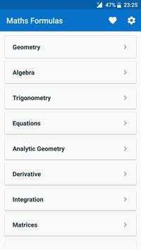 Maths Formulas screenshot 1