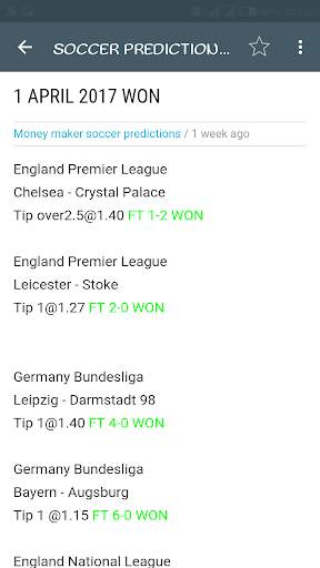 Money Maker Soccer Tips screenshot 1