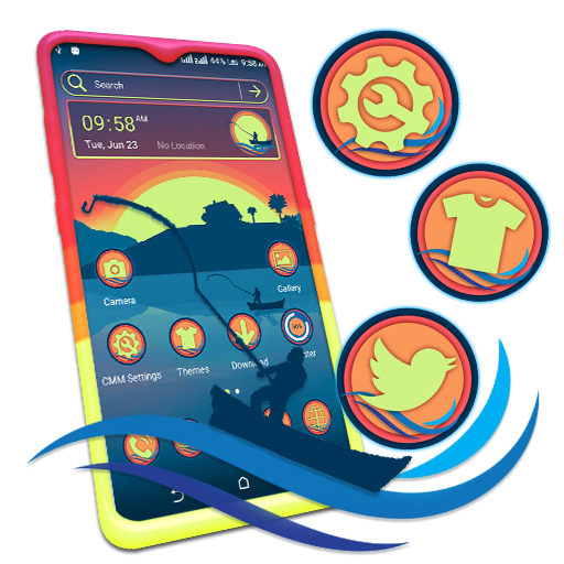 Sunrise Painting Theme icon