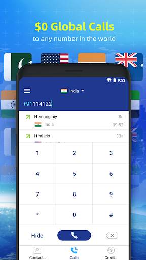 Blue Call - Global WiFi Call screenshot 3