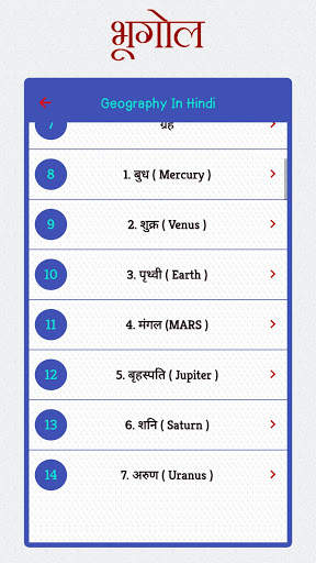 भारत एवं विश्व का भूगोल - Geography GK In Hindi screenshot 3
