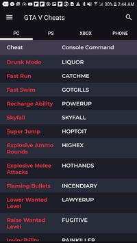 Cheats for GTA 5 - Xbox, PS4, PS3, PC Cheats screenshot 1