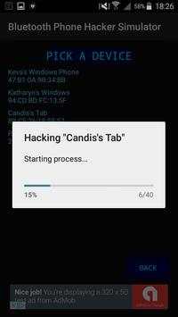 Bluetooth Phone Hacker Sim screenshot 3