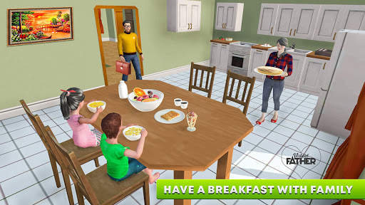 Virtual Father Life Simulator - Happy Family games screenshot 1