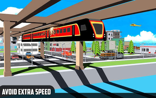 Sky Train Simulator : Elevated Train Driving screenshot 4