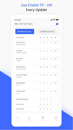 Cricket live score : Live Tv screenshot 7