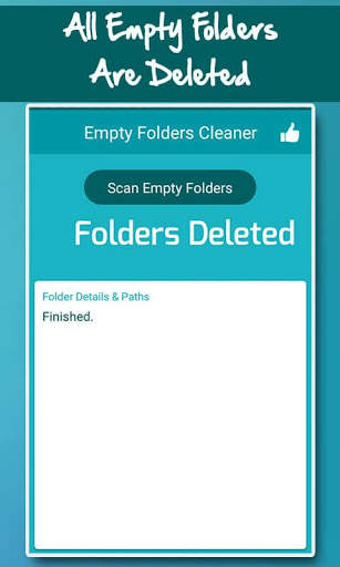 Empty Folder Cleaner - Delete Empty Folders screenshot 5