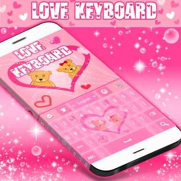Pink Love Keyboard Free 3 تصوير الشاشة