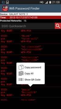 Wifi Password Finder (ROOT) screenshot 3