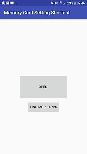 Memory Card (External Storage) Settings Shortcut screenshot 2