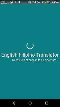 English Filipino Translator screenshot 1