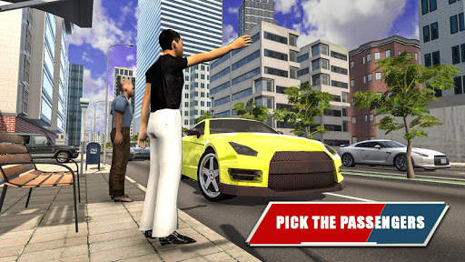 City Taxi Car 🚕 Driving Simulation Mission Games screenshot 2