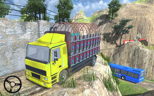 Hill Cargo Truck Simulator Transport Free 3D Truck screenshot 4