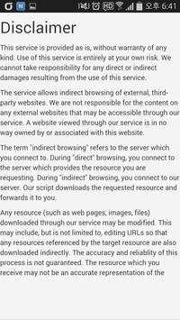 Proxy Browser screenshot 4