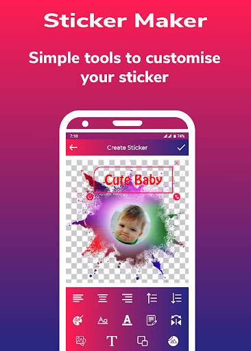 Custom Sticker Maker Personal Sticker Maker screenshot 1