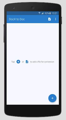 DocX to Doc screenshot 1