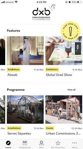 Dubai Design Week App screenshot 1