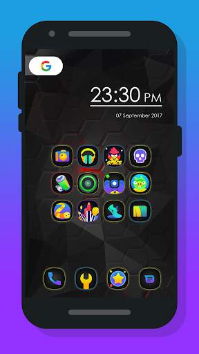 Mee Dark - Icon Pack screenshot 1