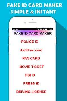 Fake ID Card Maker screenshot 1