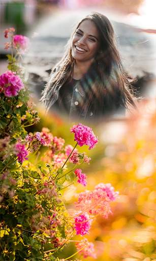 New Natural Flowers Photo Frame Editor Application screenshot 1