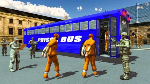 Army Bus Prisoner Transport 2019 screenshot 1