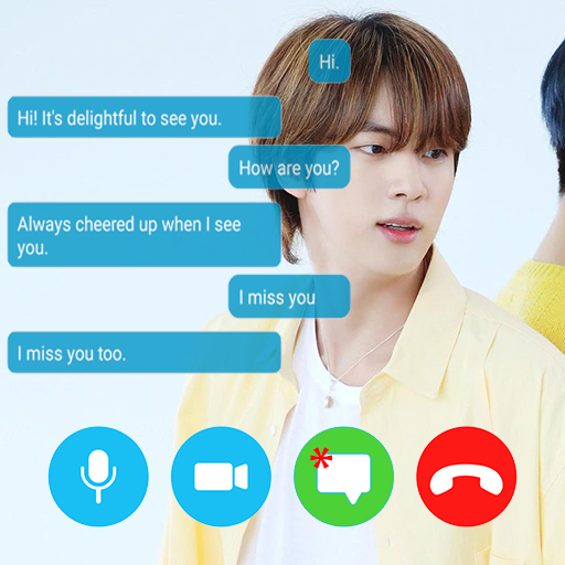 Jin BTS - Chat and Fake Call icon