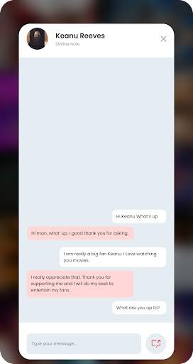 Celebschat - Stars Messanger screenshot 5