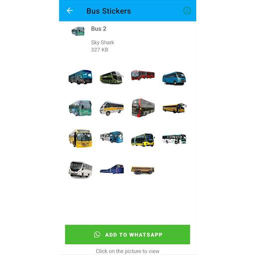 Bus Stickers For WhatsApp screenshot 8