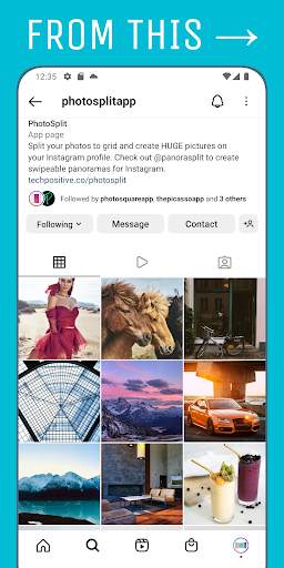 PhotoSplit Grids for Instagram screenshot 1