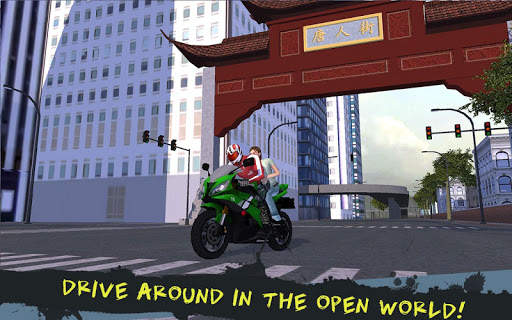 Furious Stadt Motorradrennen screenshot 3