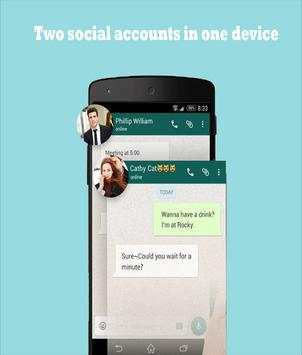 2Space : parallel accounts screenshot 2